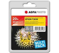 AgfaPhoto Multi pack - Pack de 4 - noir, jaune, cyan, magenta - compatible - blister - remanufacturé - cartouche d'encre (alternative pour : Epson 26XL, Epson C13T26364010, Epson T2636) - pour Epson E