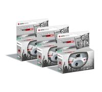 AGFA PHOTO PACK 3 x 601026 - Appareil Photo Jetable LeBox Black&White, 27 Photos, Objectif Optique 31 mm - Gris