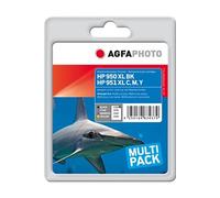 AgfaPhoto - Pack de 4 - couleur (cyan, magenta, jaune, noir) - compatible - cartouche d'encre (alternative pour : HP 950XL, HP 951XL, HP CN045AE, HP