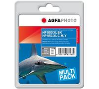 AgfaPhoto - Pack de 4 - couleur (cyan, magenta, jaune, noir) - compatible - cartouche d'encre (alternative pour : HP 950XL, HP 951XL, HP CN045AE, HP CN046AE, HP CN047AE, HP CN048E) - pour HP Officejet