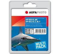 AgfaPhoto - Pack de 4 - couleur (cyan, magenta, jaune, noir) - compatible - cartouche d'encre (alternative pour : HP 950XL, HP 951XL, HP CN045AE, HP CN046AE, HP CN047AE, HP CN048E) - pour HP Officejet