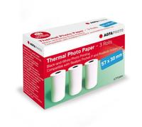 Pack 3 rouleaux papier thermique Blanc Agfa Photo