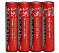 AgfaPhoto pile au zinc 1,5V, R03/AAA, paquet de 4