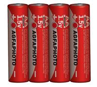 AgfaPhoto pile au zinc 1,5V, R06/AA, paquet de 4