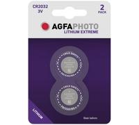 AgfaPhoto Pile bouton au lithium CR2032 B2