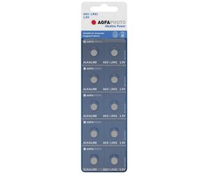 AgfaPhoto Pile bouton LR 41 1.5 V 10 pc(s) alcaline(s) AG3
