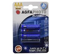 AgfaPhoto Piles Alcalines Plus (AAA, Lot de 4)