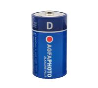 AgfaPhoto Piles Alcalines PLUS Mono D LR20 (1.5V, Lot de 12) - Longue Durée de V