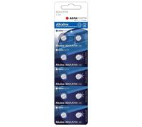 AgfaPhoto piles bouton alcalines 1,5V, LR48-LR754-AG5-393, blister 10pcs
