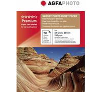 Agfaphoto Ap21050a4 Papier Photo Jet D'encre A4, 50 Feuilles, 210 Gr