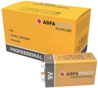 AgfaPhoto Pile Professional 6LR61 – Alcaline 9 V – 10 pièces