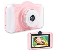 AGFA PHOTO Realikids Cam 2 - Appareil Photo Numérique pour Enfant (Photo, Vidéo, Écran LCD 3.5'', Filtres photos, Mode Selfie, Batterie Lithium)-Rose-