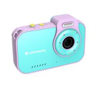 AgfaPhoto Realikids Cam Waterproof 2 - Appareil Photo Enfant Étanche 12MP, Vidéo HD, Mode Selfie, Filtres et Cadres, Jeux Intégrés, Batterie Lithium - Bleu