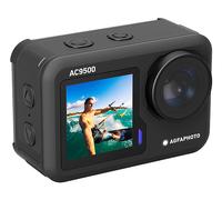 AGFA PHOTO AC9500 Caméra Sportive Waterproof - Vidéos 4K, Photos 16MP, Double Écran, Grand Angle 170°, WiFi - Noir - Neuf
