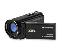 AgfaPhoto Caméscope Realimove CC4000W Étanche 4K Écran tactile 3'' Zoom 18x Photo 24MP Noir