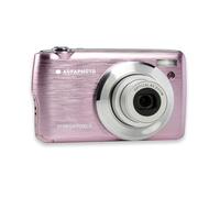 AGFA PHOTO Realishot DC8200 - Appareil Photo Numérique Compact Cam (18MP, Vidéo Full HD, Ecran LCD 2.7'', Zoom Optique 8X, Batterie Lithium et Carte SD 16GB)-Rose-
