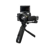 AgfaPhoto Realishot VLG-4K Kit Vlogging - Caméra 24MP, Vidéo 4K, Ecran LCD 3'', Zoom Numérique 16X, Capteur CMOS, Batterie Lithium - Noir