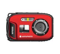 AGFAPHOTO Realishot WP6000 - Appareil Photo Numérique Étanche 3m, 18 MP, Vidéo HD, Écran LCD 2.4"", Zoom 16x, Miroir Selfie - Rouge