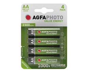 Agfaphoto Rechargeable Mignon AA 4 pièces - Piles