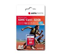 AgfaPhoto Carte mémoire SDHC 32 Go Classe 10 UHS-I U1 V10 Haute performance Compatibilité garantie