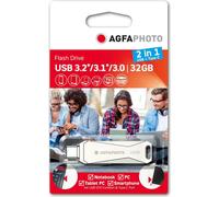 AgfaPhoto USB 3.0 2en1 32GB USB-TypeC