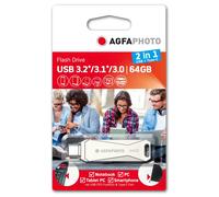 AgfaPhoto USB 3.0 2in1 64GB USB-TypeC