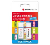 AgfaPhoto USB 3.2 Gen 1 64GB Color Mix MP2