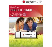 AgfaPhoto USB Flash Drive 2.0 - USB-Flash-Laufwerk - 16 GB - USB 2.0 - Silber
