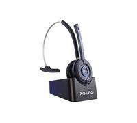 AGFEO 6101543 Casque audio Monophonique Bandeau Noir - Casques audio (Téléphone DECT, Monophonique, Bandeau, Noir, Supra-aural, 7 h)