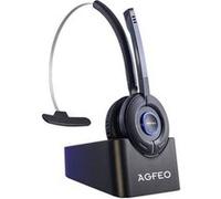 AGFEO 6101543 Casque audio Monophonique Bandeau Noir - Casques audio (Téléphone DECT, Monophonique, Bandeau, Noir, Supra-aural, 7 h)