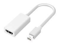 AGFQGLDPO Convertisseur Haute définition MiniDP 4K 1080P, Adaptateur de Conversion Mini DisplayPort vers HDMI, pièces de Rechange for Connexion Ordinateur/TV(MiniDP White)