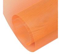 AggAuto 100x33cm Orange grille de course en Losange 3x6mm, grille étirée, alliage d'aluminium Car Grill Mesh, universelle calandre automobile