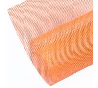 AggAuto 100x33cm Orange grille de course en Losange 4x8mm, grille étirée, alliage d'aluminium Car Grill Mesh, universelle calandre automobile