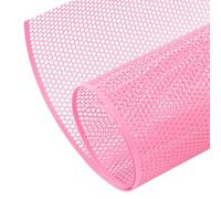 AggAuto 100x33cm Rose grille de course, Taille du trou de Nid d'abeille 6×1mm, grille en aluminium, universels grille de radiateur de voiture