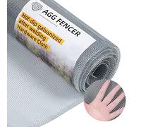 AggFencer 40,6 cm x 3 m Hardware, 0,42mm Épaisseur 31,7 x 31,7mm Diamètre, Poulailler galvanisé,Clôtures pour élevage, filet de cage de volaille