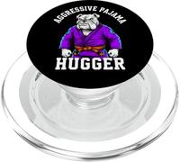 Aggressive Pajama Hugger Jiu Jitsu Grappling Funny PopSockets PopGrip pour MagSafe