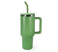 AGH life 1182ML 40OZ Mug Isotherme, Café avec poignée et Paille, Voyage double isolée sous vide avec Couvercle, Inoxydable 304 Tasse à Café Travel Mug, Boissons Chaudes et Froides Sans BPA