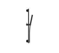 AGHE Barre de douche noire avec pommeau de douche 1 jet et flexible - - KI093NE