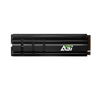 AGI AI858 SSD PCIe 5.0 Gen5x4 NVMe M.2 de 1 to avec dissipateur Thermique, 3D NAND, HMB, jusqu'à 14,000 Mo/s, Compatible avec PlayStation 5, Ordinateur Portable et de Bureau (PC)