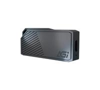 AGI ED238 1 to SSD Portable, USB-C USB 3.2 Gen 2 Disque SSD Externe NVMe, Vitesses de Lecture allant jusqu'à 1050 Mo/s, Compatible avec PC, Windows, Mac, Linux et Android - Gris Fer