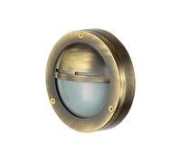 AGIA Lampe Extérieur, Applique Murale en Laiton IP64 Petit Diamètre 14 cm