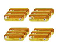 Agidra - Lot 12x Filets de maquereaux moutarde - Conserve 169g