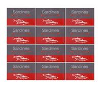 Agidra - Lot 12x Sardines à la tomate - Maroc - conserve 125g