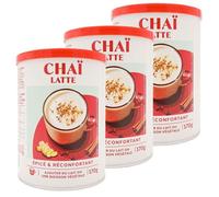 Agidra - Lot 3x Chaï latte - Boîte 170g