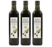 Agidra - Lot 3x Huile d'olive vierge - Bouteille 750ml