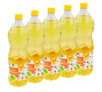 Agidra - Lot 5x Huile de tournesol - Bouteille 1L
