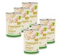 Agidra - Lot 6x Champignon Paris entier - France - Boîte 390g