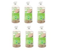 Lot 6x Galettes de riz complet BIO - Agidra - paquet 100g