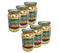 Agidra - Lot 6x Lupins trempés extra - Pot 370ml