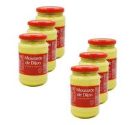 Agidra - Lot 6x Moutarde forte de Dijon - Pot 370g